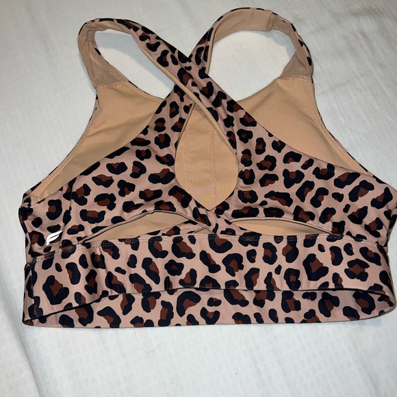 Fabletics Leopard Print Sports Bra - Picture 2 of 2